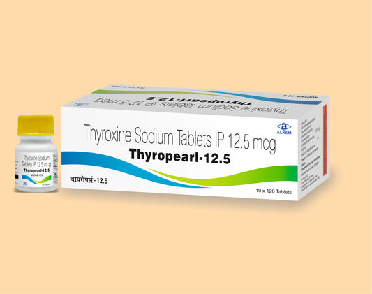 Thyropearl 12.5 Tablet (Thyroxine Sodium 12.5 mcg)