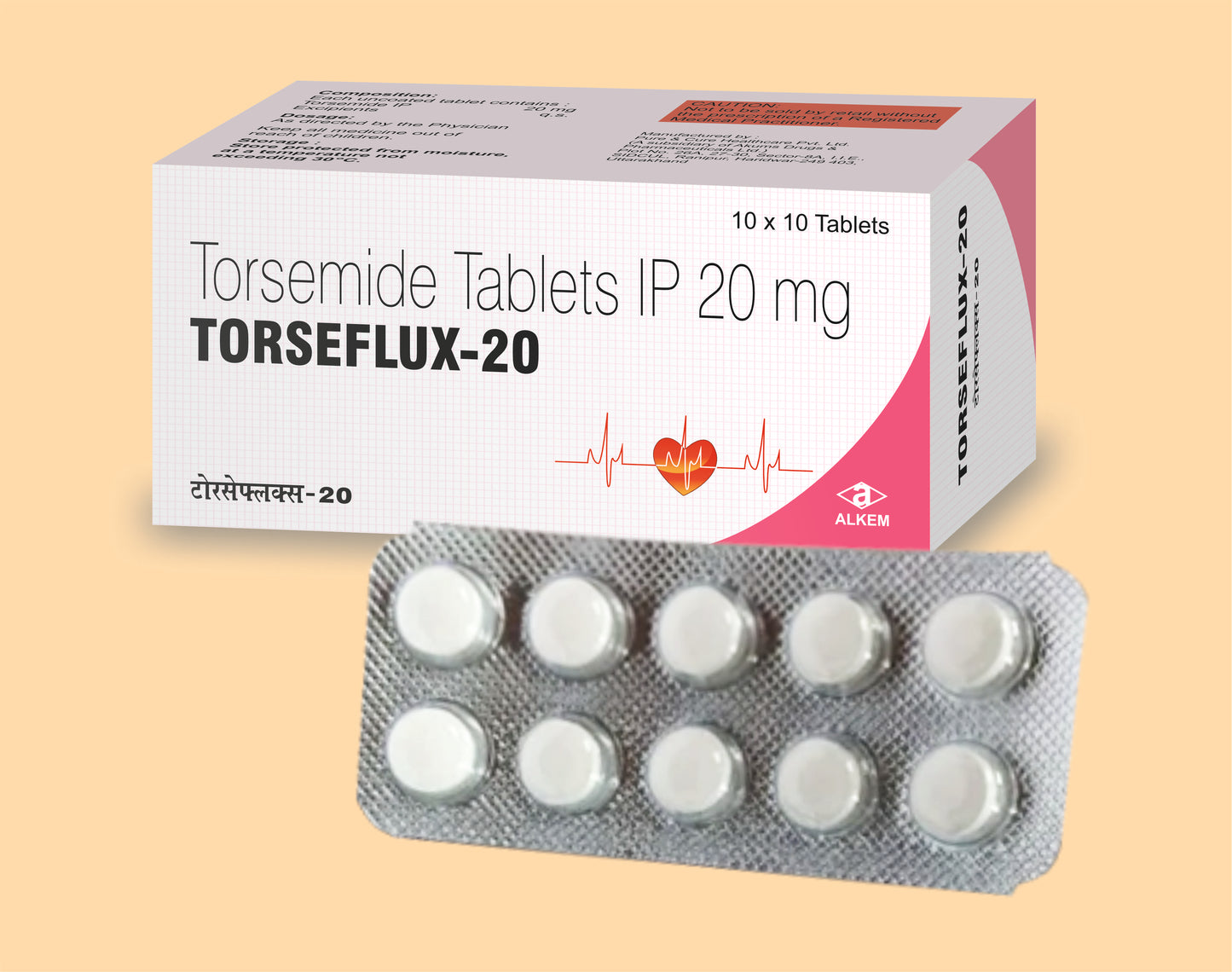 Torseflux - 20 Tablet (Torsemide 20 mg)