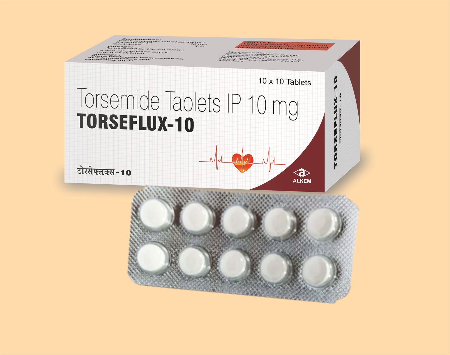 Torseflux - 10 Tablet (Torsemide 10 mg)