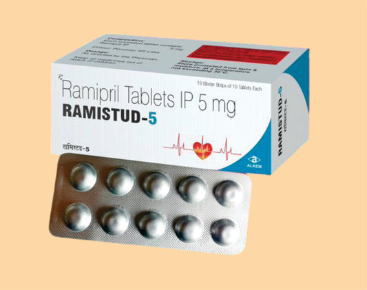 Ramistud 5 Tablets (10'S) (10'S) Ramipril 5 Mg By Alkem1
