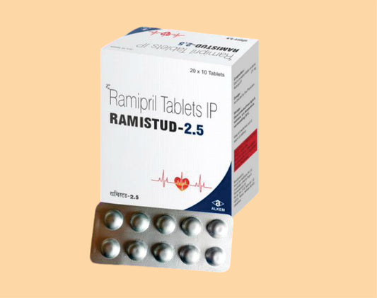 Ramistud 2.5 Tablets (10'S) (10'S) Ramipril 2.5 Mg By Alkem1