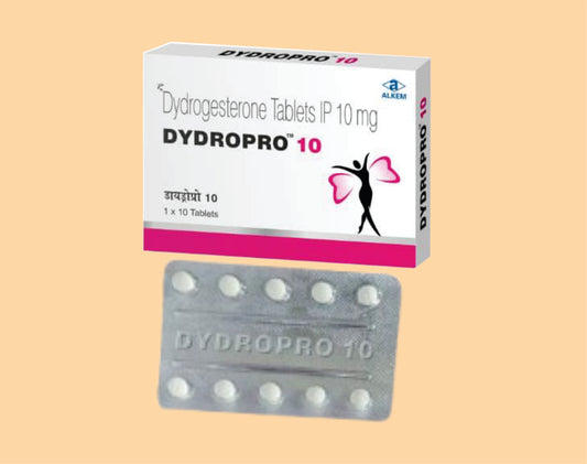 Dydropro 10 Tablets (10'S) (10'S) Dydrogesterone 10 Mg By Alkem1
