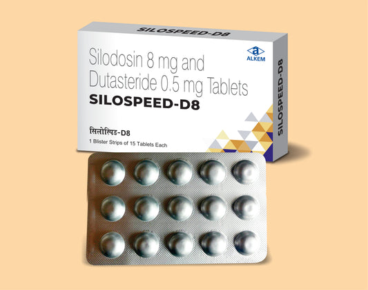 Silospeed - D8  Tablets (15'S) (15'S) Silodosin 8 Mg + Dutasteride 0.5 Mg By Alkem1