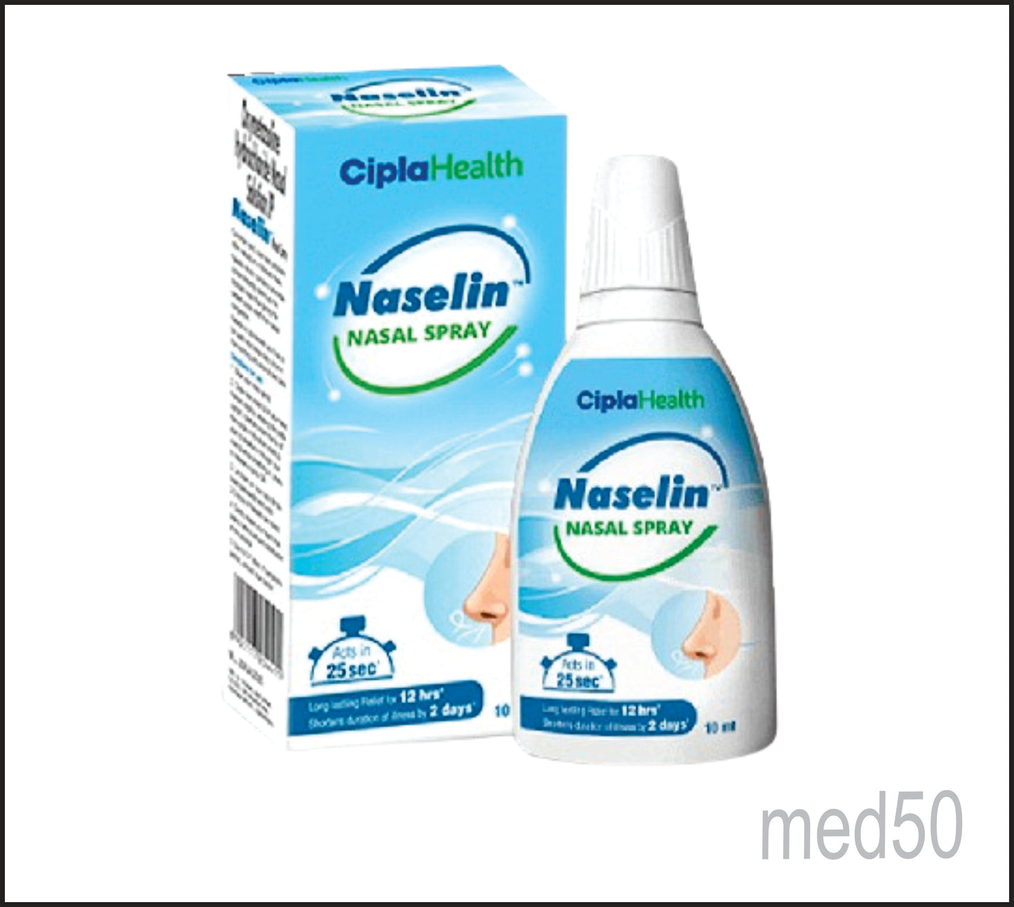 Naselin Nasal Spray (Oxymetazoline Hydrocloride Nasal Solution)