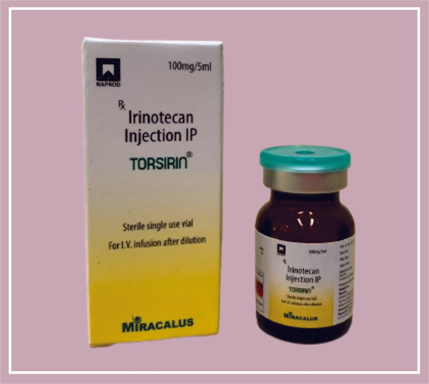 Torsirin Injection (IRINOTECAN 100 mg / 5 ml)