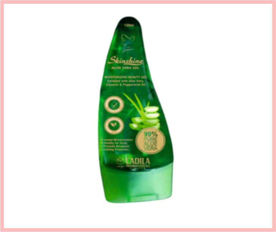 Skinshine Aloe Vera Gel (Enriched With Aloe Vera,Glycerin,& Pippermint Oil)