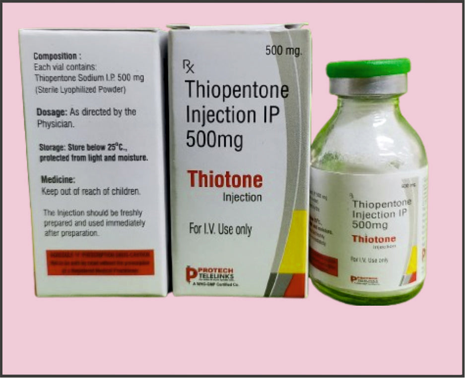 THIOTONE 500MG VIAL (Thiopental Sodium 500Mg)
