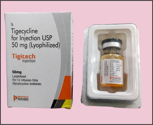 TIGITECH-50 VIAL (Tigecycline 50Mg)