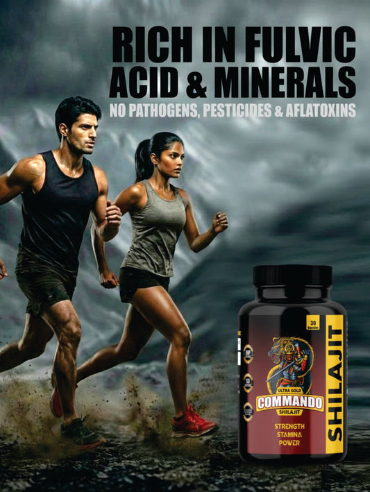 ULTRA GOLD SHILAJIT CAPS 30's (Shilajit Extract-500 mg)