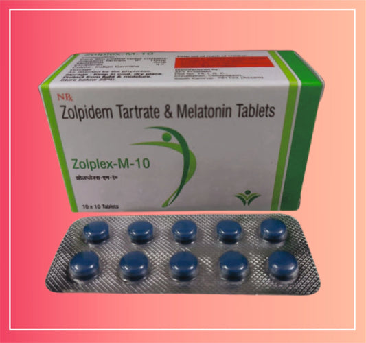 Zolpidem Tartrate 10, Melatonin 3  {Rate of 10 Tab} by Dellwich