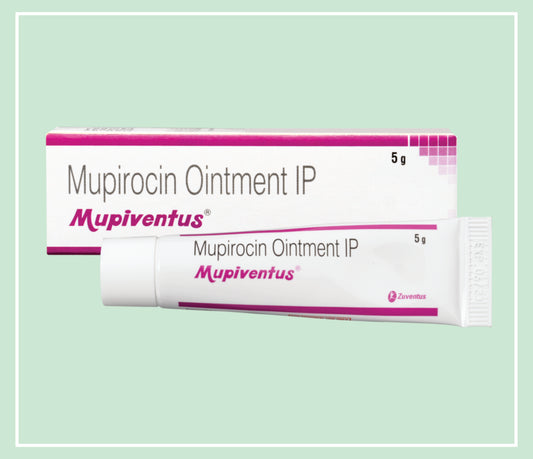 Mupiventus Ointment 5 Gm (20X1X5 Gm) Mupirocin 2% W/W Oint By Zuventus