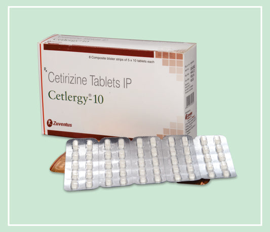 Cetlergy - 10 Tablets  (40X1X10 T) Cetirizine 10 Mg Tab By Zuventus