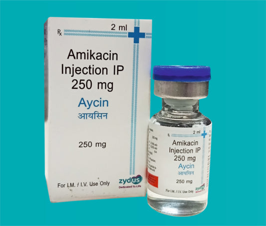 Aycin 250 Inj.  (2ml.)Amikacin 250 Mg by Zydus