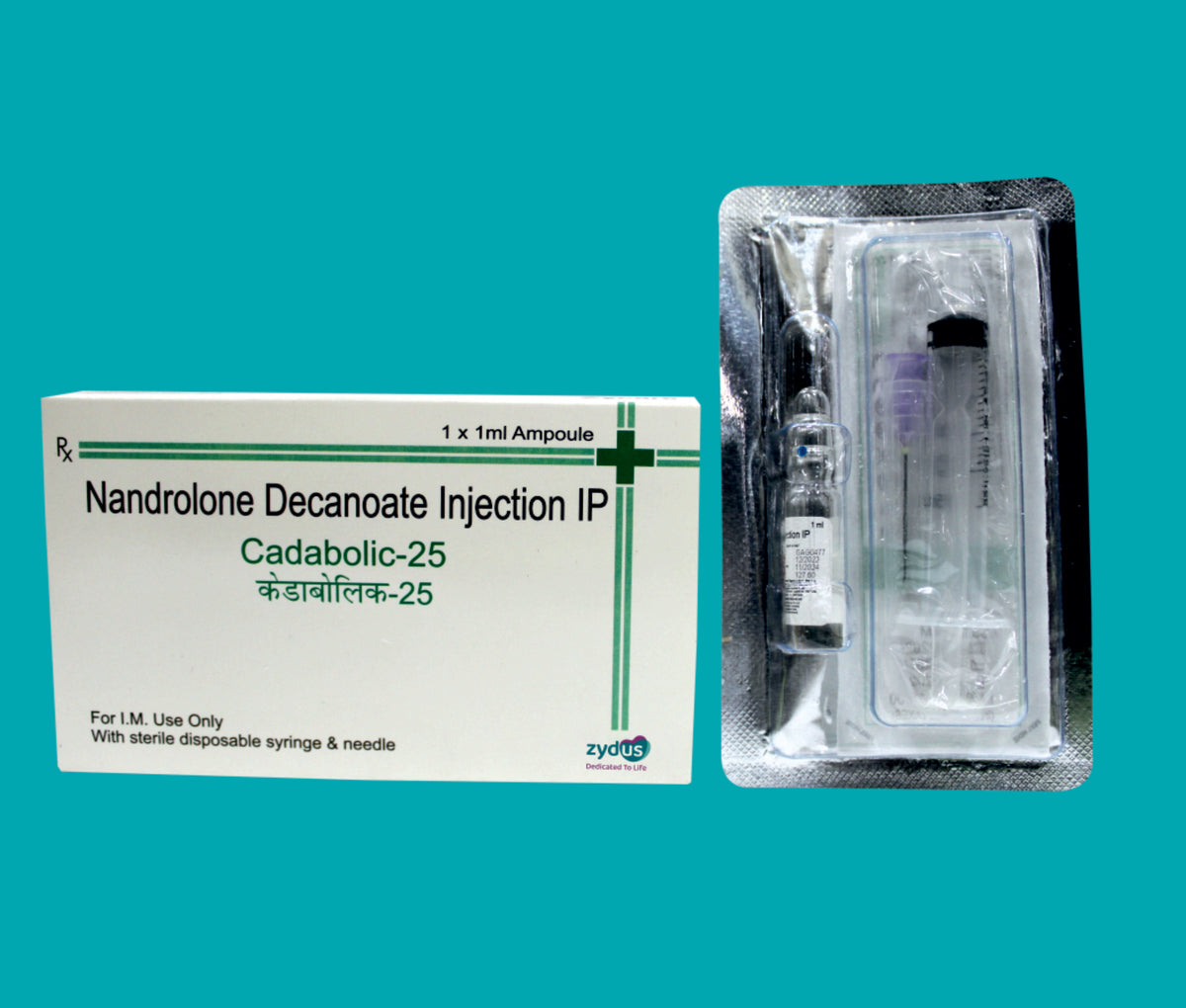 Cadabolic 25 Inj. (1ml.)Nandrolone Decanoate 25 Mg by Zydus