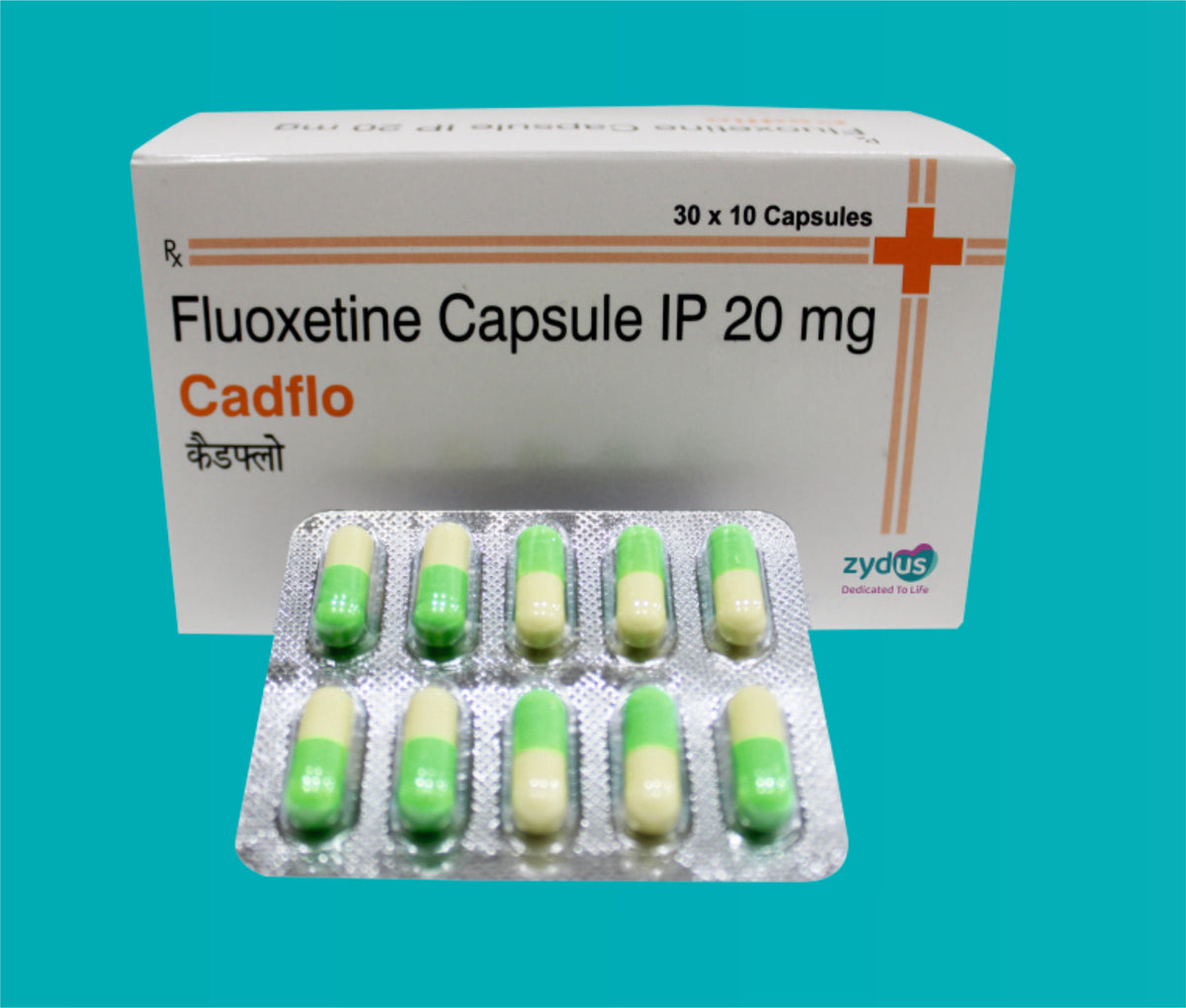 Cadflo  Cap (30X10)Fluoxetine 20 Mg by Zydus