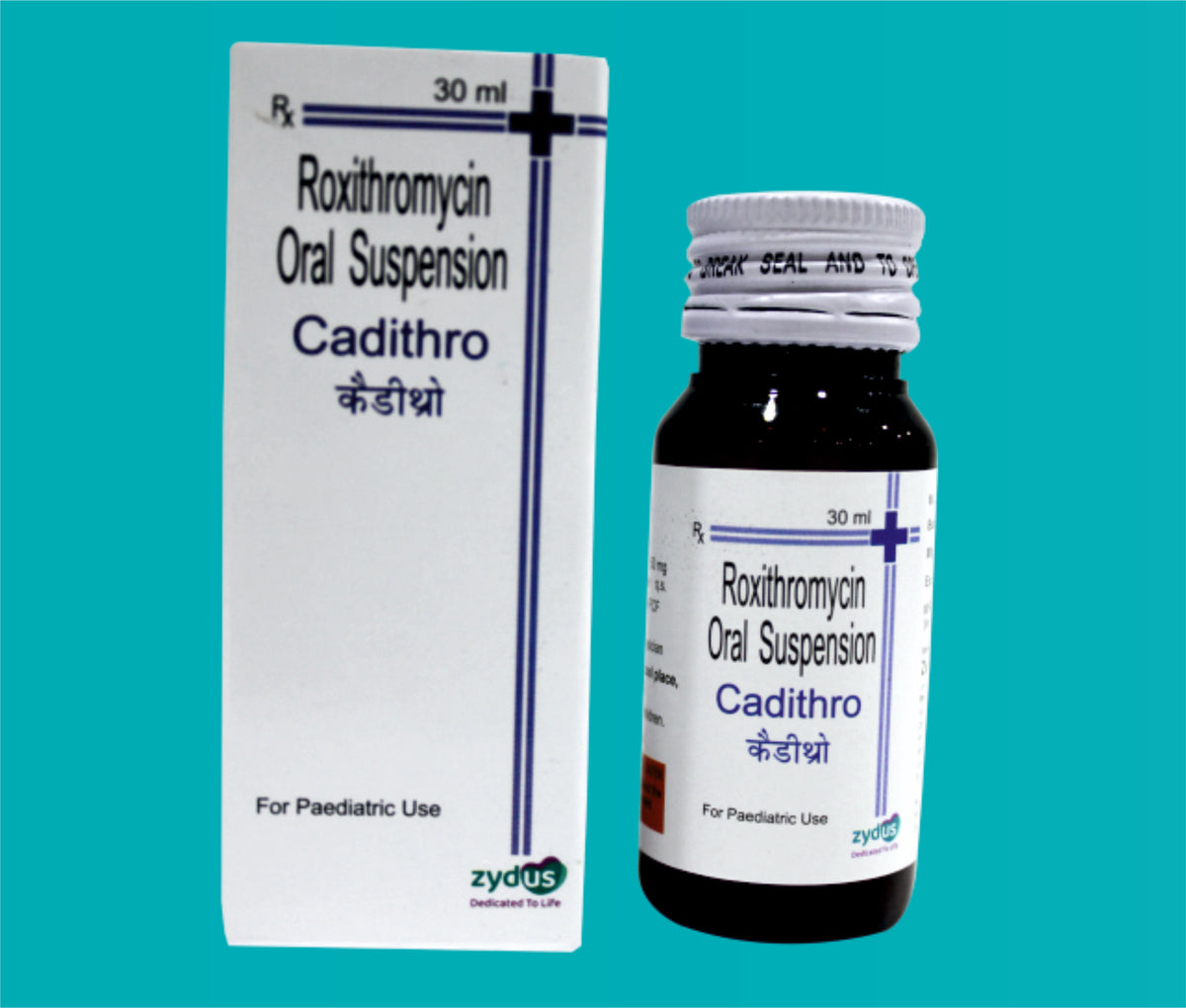 Cadithro Oral Suspension  (30ml.)Roxithromycin 50 Mg by Zydus
