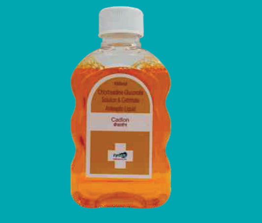 Cadlon 
(Antiseptic Liquid)  (100ml.)Chlorhexidine Gluconate 0.3% + Cetrimide 0.6% by Zydus