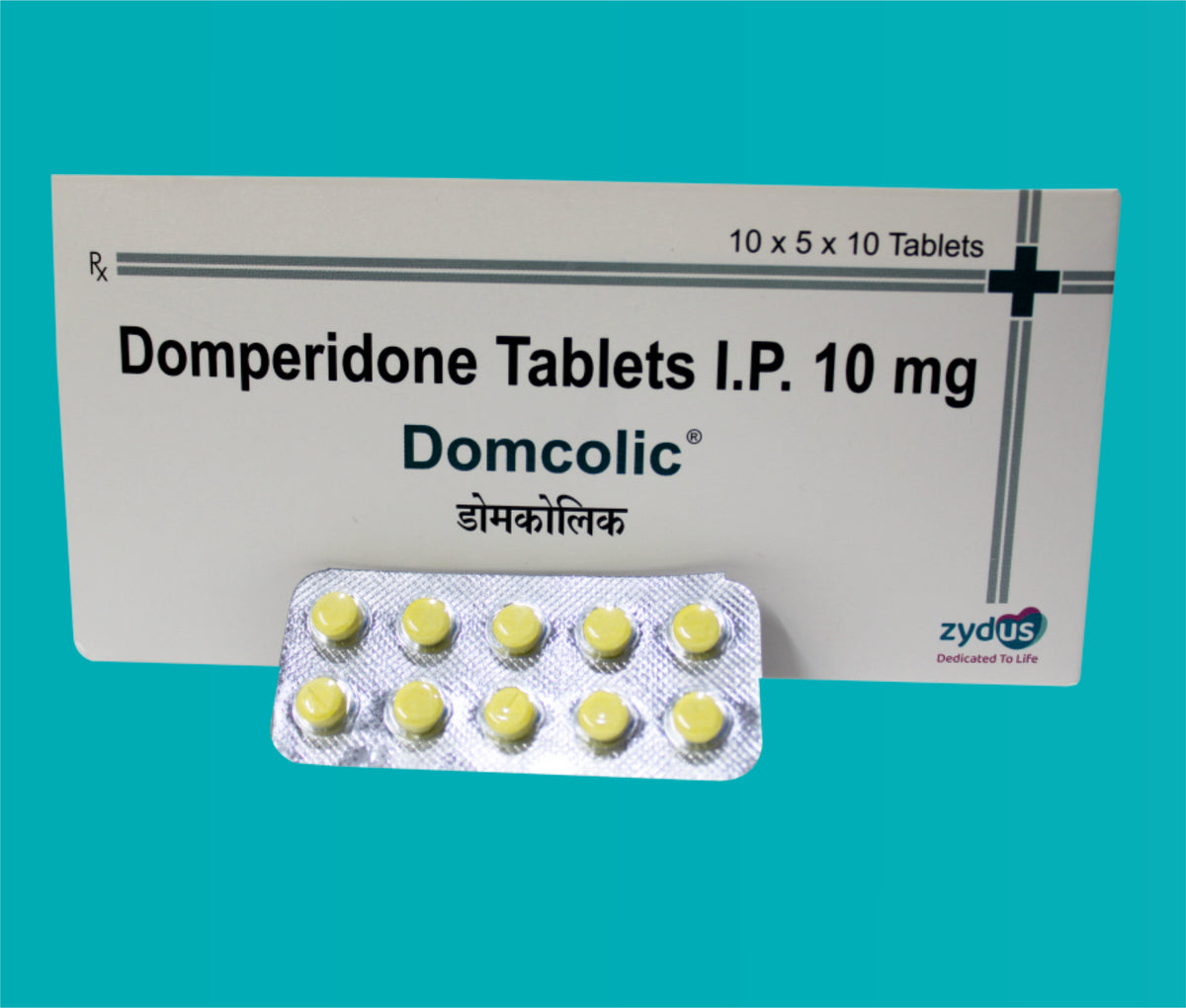 Domcolic Tab (50X10T)Domperidone 10 Mg by Zydus