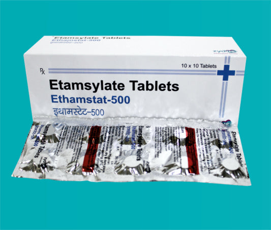 Ethamstat  500 Tab (10X10T)Etamsylate 500 Mg by Zydus