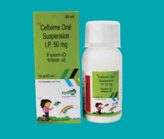 Fexim O Dry Syp. (30ml.)Cefixime 50 Mg by Zydus