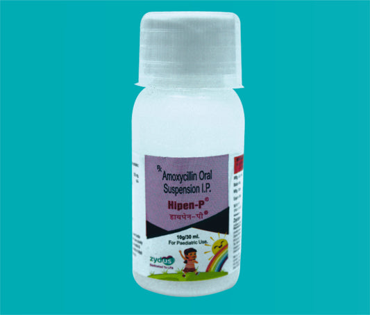 Hipen P Susp. (30ml.)Amoxicillin 125 Mg by Zydus