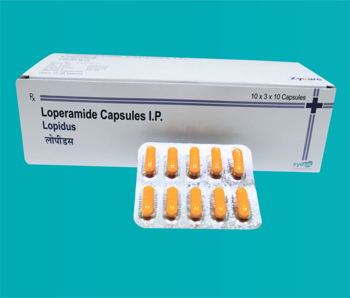 Lopidus Cap. (30X10)Loperamide 2 Mg by Zydus