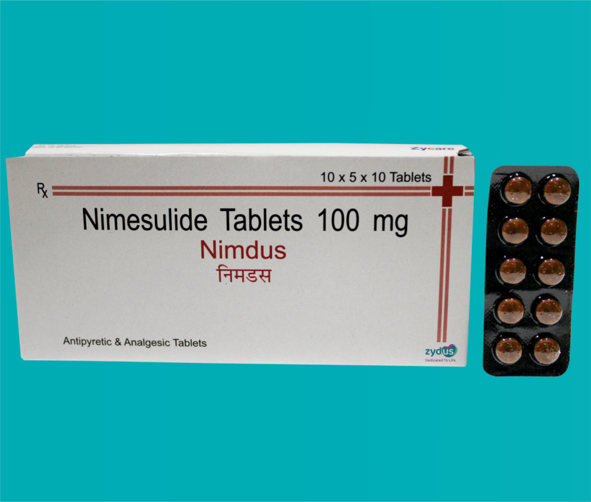 Nimdus Tab (50X10)Nimesulide 100 Mg by Zydus