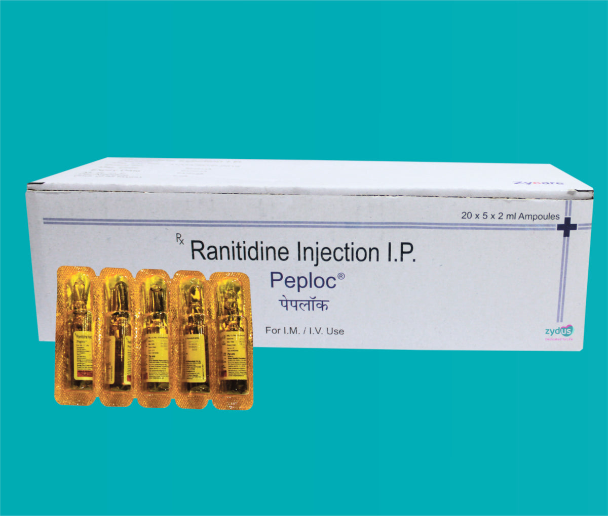 Peploc Inj. (2ml.)Ranitidine 50 Mg by Zydus