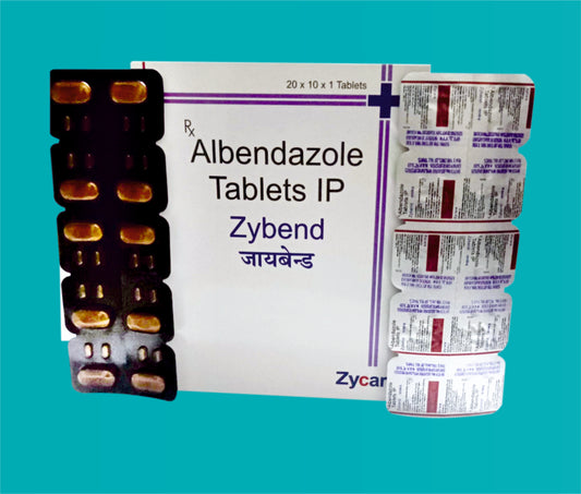 Zybend Tab.   (20x10)Albendazole 400 Mg by Zydus