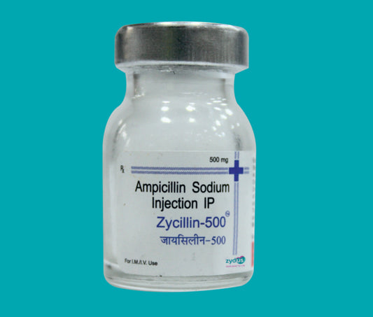 Zycillin Inj.  (1Vial)Ampicillin 500 Mg by Zydus