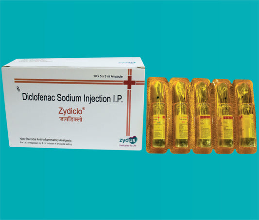 Zydiclo Inj.   (3ml)Diclofenac 25 Mg by Zydus