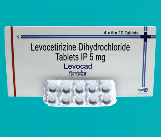 Levocad Tab (Blister) (20X10)Levocetirizine 5 Mg by Zydus