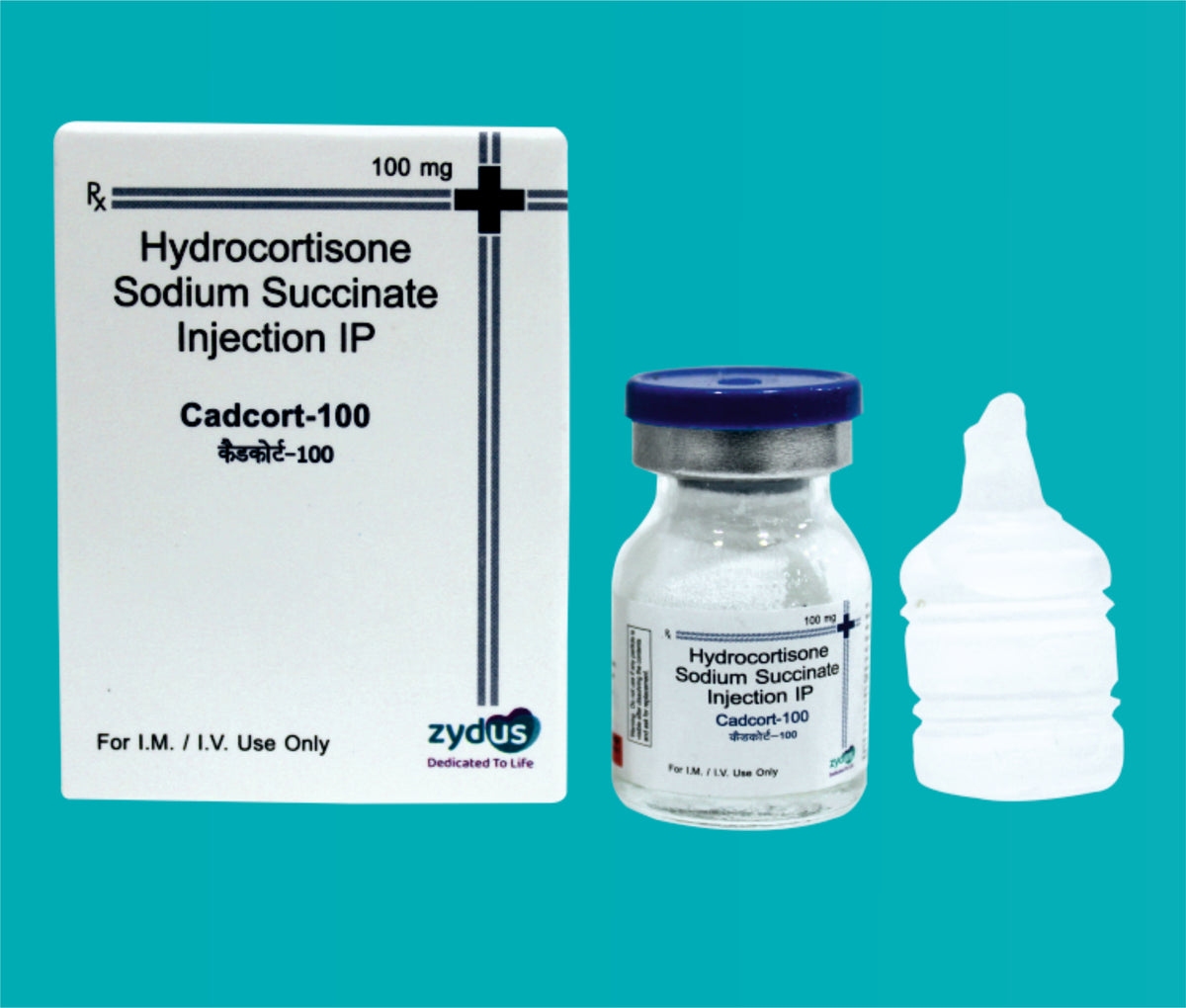 Cadcort Inj. (100mg)Hydrocortisone 100 Mg by Zydus