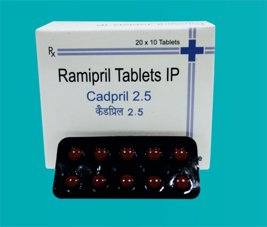 Cadpril  2.5 Tab. (20X10)Ramipril 2.5 Mg by Zydus