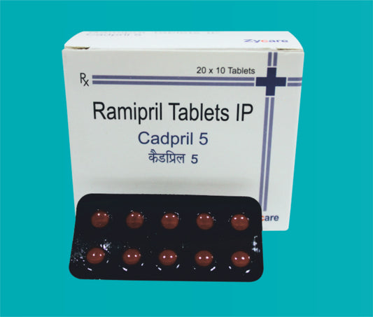 Cadpril  5 Tab.  (20X10)Ramipril 5 Mg by Zydus