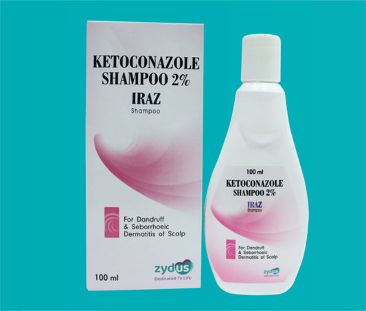 Iraj SHAMPOO
(With Monocarton)  (100ml.)Ketoconazole 2% by Zydus