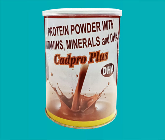 Cadpro Plus Powder(New) with DHA  (200gm)Protein With Essential Vitamins & Minerals + Dha by Zydus