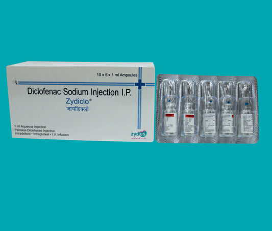 Zydiclo 1 ml. Inj (1ml.Amp)Diclofenac 75 Mg by Zydus