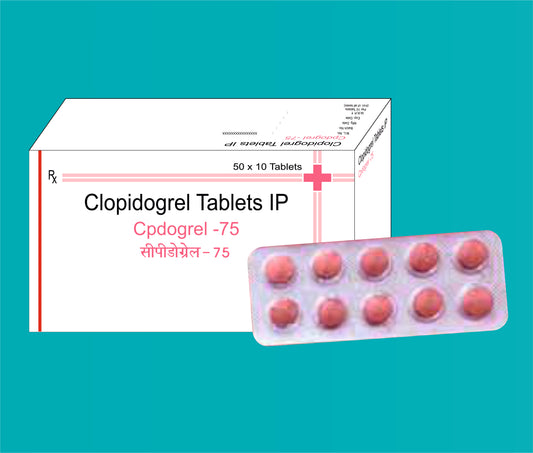 CPDOGREL - 75 TAB (50X10T)Clopidogrel 75 Mg by Zydus