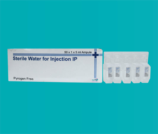 Water For Injection  (5ML)Water For Injection 5 Ml. by Zydus