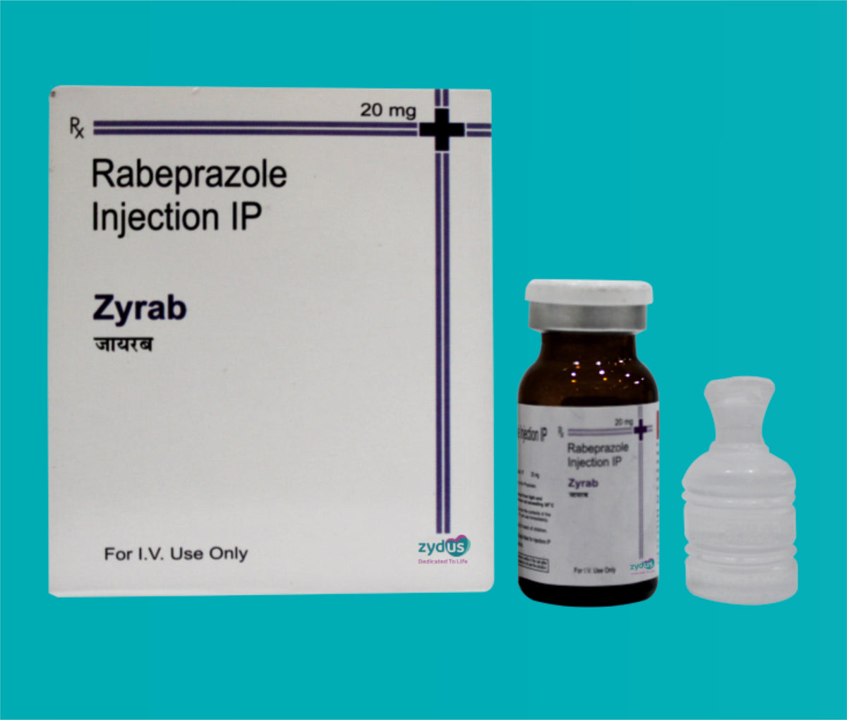 ZYRAB INJECTION (20MGVIAL)Rabeprazole 20 Mg by Zydus