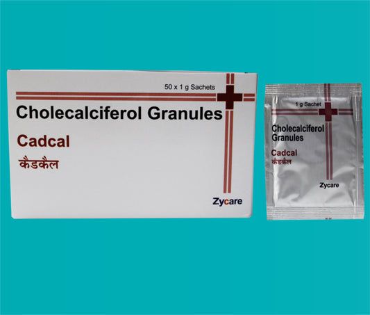 Cadcal Sachet  (1gm)Vitamin D3 60,000 Iu by Zydus