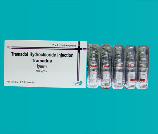 Tramadus Injection 2 ml. (2ml.)Tramadol 50 Mg by Zydus