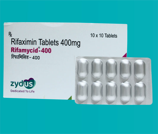 Rifamycid 400 
Tabs (10x10)Rifaximin 400 Mg by Zydus