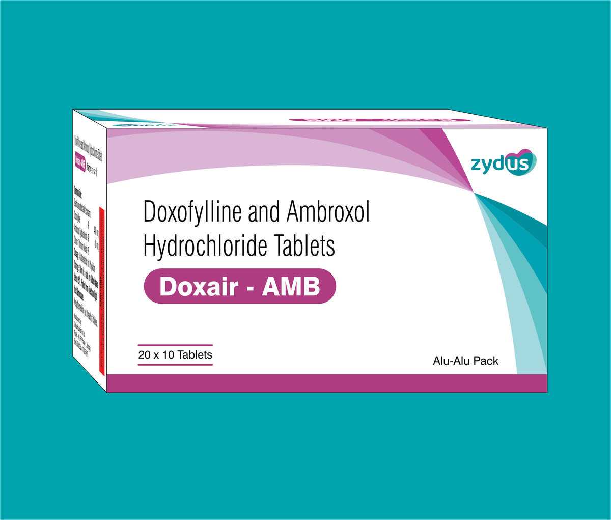 Doxair - AMB Tablet (20X10AluAlu)Doxofylline  Ip    400 Mg  Ambroxol Hydrochloride Ip  30 Mg by Zydus