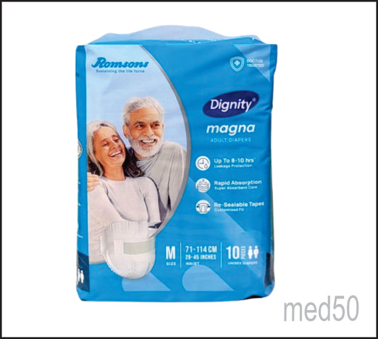 Dignity Magna Adult Diapers (Medium)