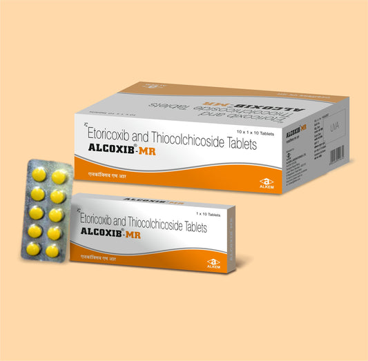 Alcoxib-Mr (10'S) ( Etoricoxib 60 Mg + Thicolchicoside 4 Mg ) By Alkem