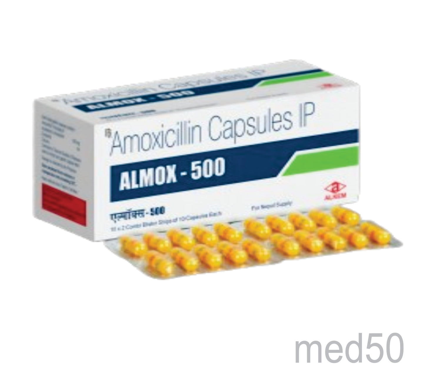 Almox 500 Capsule (Amoxycillin 500mg)