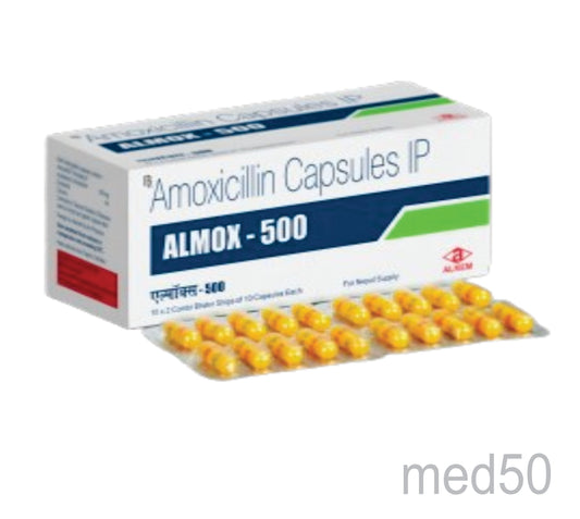 Almox 500 Capsule (Amoxycillin 500mg)