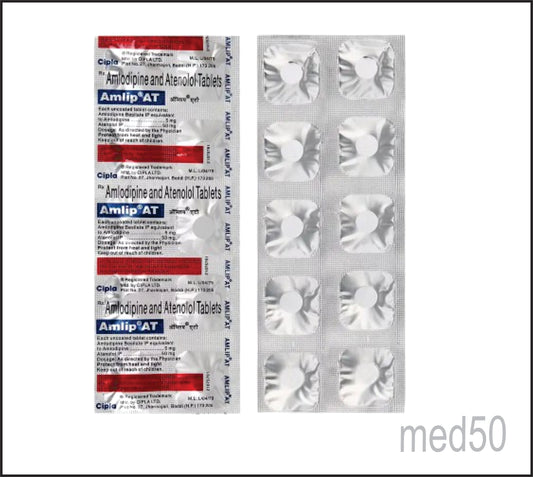 Amlip At Tablet (Amlodipine 5Mg +Atenolol 5Mg)